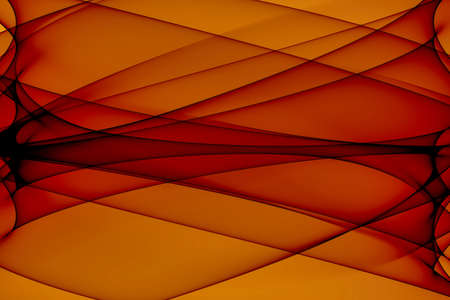 Abstract modern dynamic stylish red and yellow decorative pattern wave banner background.