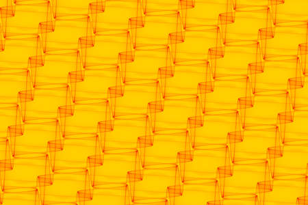 Abstract modern dynamic stylish red and yellow decorative pattern wave banner background.の写真素材