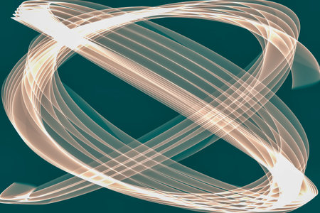Abstract modern dynamic stylish green decorative pattern wave banner background.