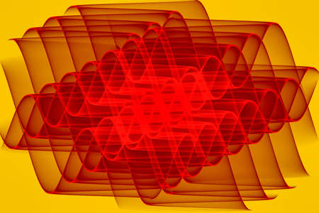 Abstract modern dynamic stylish yellow and red decorative pattern wave banner background.