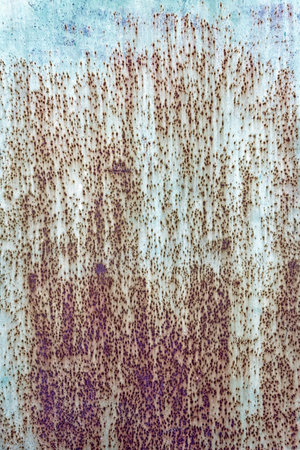 Rusty iron. The texture of the old rusty metal sheet.