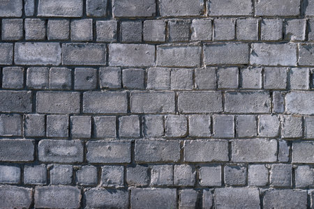 Old concrete block wall background and texture.