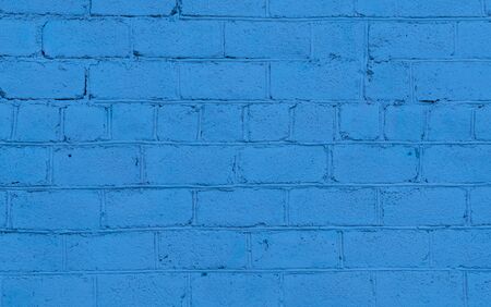 Light blue brick background. vintage concept textureの写真素材
