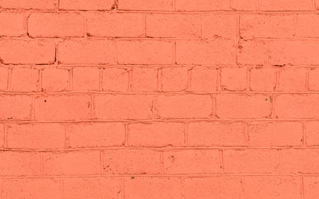 Light orange brick background. vintage concept textureの写真素材