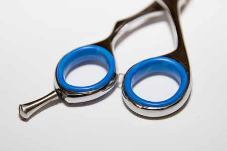 scissors for a hairstyleの写真素材