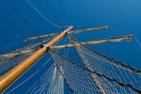 Ship mast, shot from the close-up position