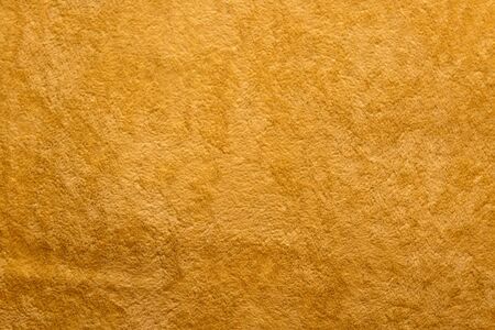 Texture of orange soft velvet textile