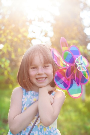 Sweet smiling girlの写真素材