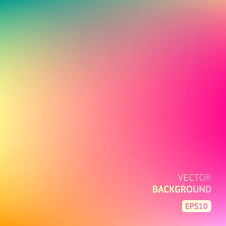 Colorful gradient mesh background in bright rainbow colors. Abstract blurred image.のイラスト素材