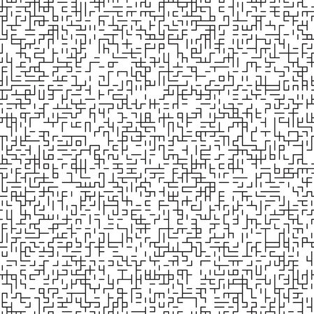 Abstract vector seamless pattern with maze texture.のイラスト素材