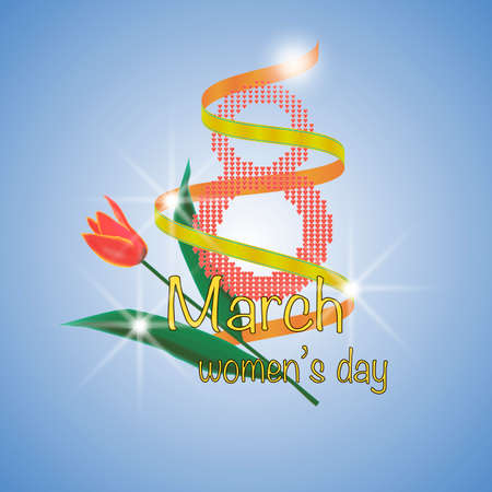 8 march women dayのイラスト素材