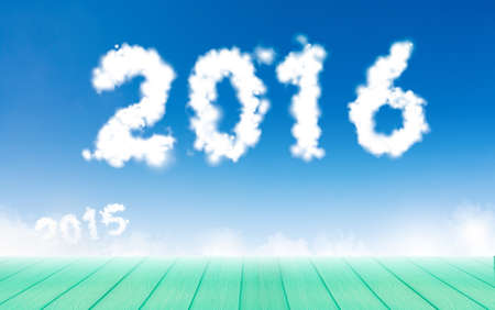 New year 2016 concept