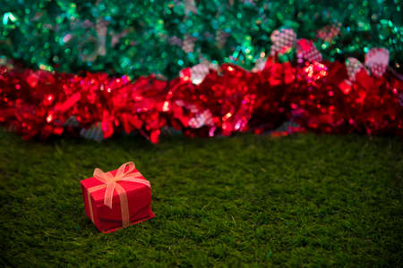 Decoration lights Christmas backgroundの写真素材