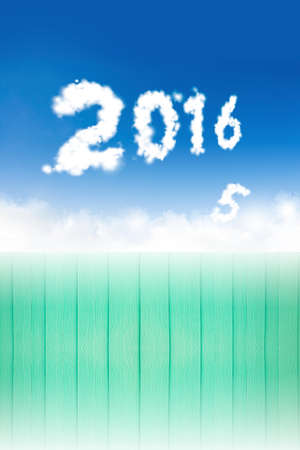 New year 2016 conceptの写真素材
