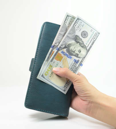 Hand with usd money, Save Moneyの写真素材