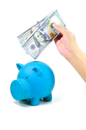 Hand with usd money, Save Moneyの写真素材