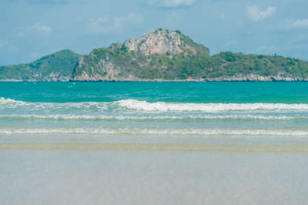 Beautiful sea summer, Beautiful beach backgroundの写真素材