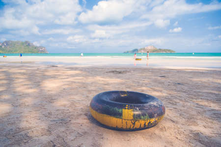 Beautiful sea summer, Beautiful beach backgroundの写真素材