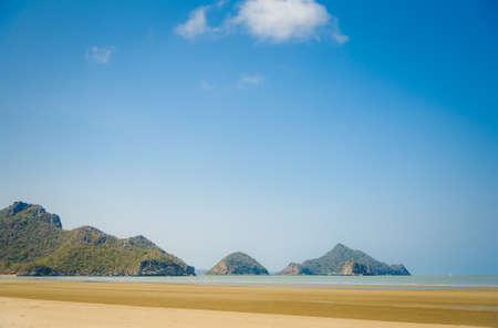 Beautiful sea in summer, Beautiful beach on islandの写真素材