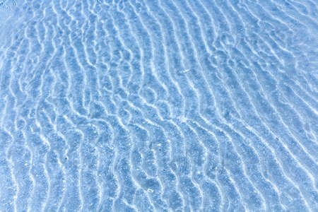 Abstrack blue sand water texture, water sand surfaceの写真素材