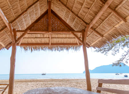 tropical beach, summer backgroundの写真素材