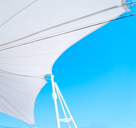 White Canvas Roof Tentsの写真素材