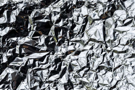 Aluminium foil textureの写真素材