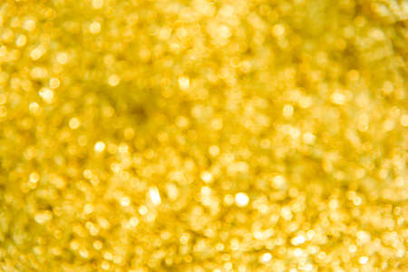 Gold color blur background, Gold bokeh backgroundの写真素材