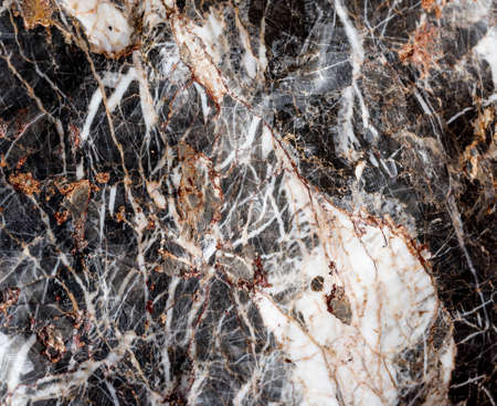 Black and White Marble Pattern for Backgroundの写真素材