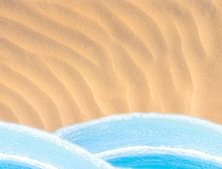 Beach summer backgroundの写真素材