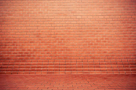Clear Brown brick wall patternの写真素材