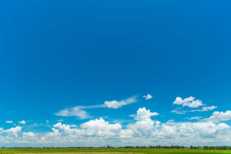 Beautiful Blue Sky and Cloudsの写真素材