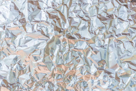 Aluminium foil textureの写真素材