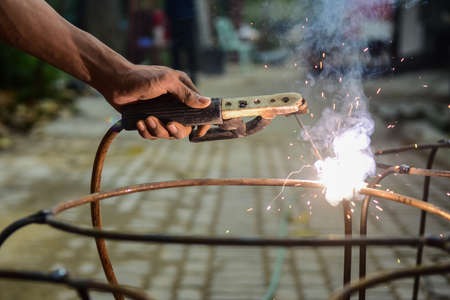 Welding worksの写真素材
