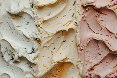 Food texture background - ice cream textureの素材