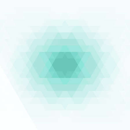 Abstract geometric background. Geometric shapes in green, blue, gray color. Futuristic geometric...