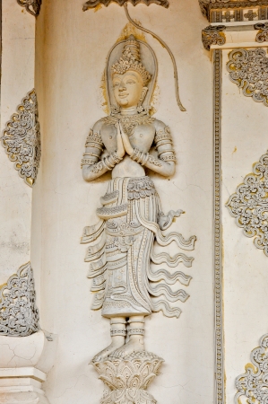 Bas-relief on the poster Angels Monastery in Thailand のeditorial素材