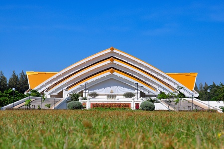 Kanchana Rd hall in Khon Kaen, Thailand のeditorial素材