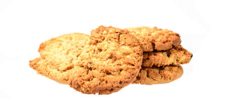 Cookies on a white background
