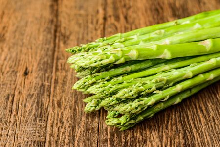 fresh asparagusの写真素材