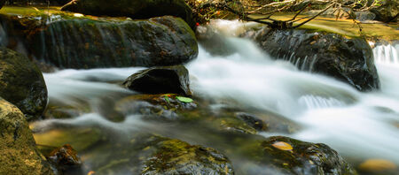 Deep forest Waterfall in Koh Chang, Thailand