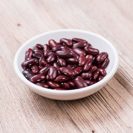 Kidney Beans in seramic bowlの写真素材