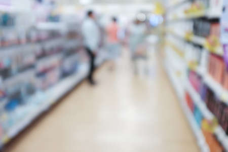 Blurred shopping mall backgroundの写真素材