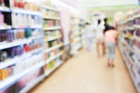 Blurred shopping mall backgroundの写真素材