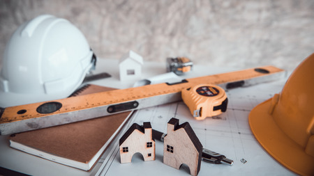 business, architecture, building, construction toolの写真素材