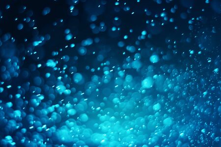 blue bokeh background