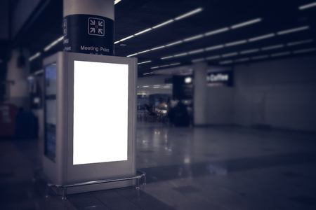 Indoor Advertising billboards.の写真素材