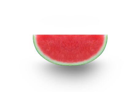 watermelon slice with white background. summer timeの写真素材