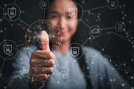 Digital transformation change management, internet of things. new technology bigdata and business...