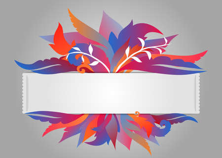 Abstract vector background with place for signatureのイラスト素材